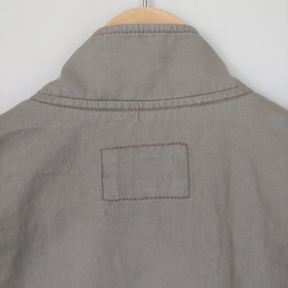 NWT Club Monaco Thora Sleeveless Parka Vest Olive Green Size Small - Picture 9 of 16